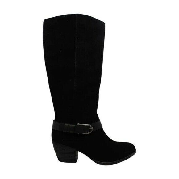 American Rag Tegan Black Leather Dress Boots Size 6.5M New - Picture 1 of 8